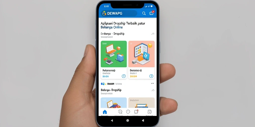 Tampilan antarmuka pengguna DEWAPG yang sederhana dan fungsional.
