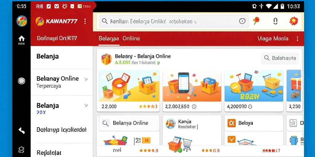 Tampilan antarmuka KAWAN777 yang menarik dan fungsional.
