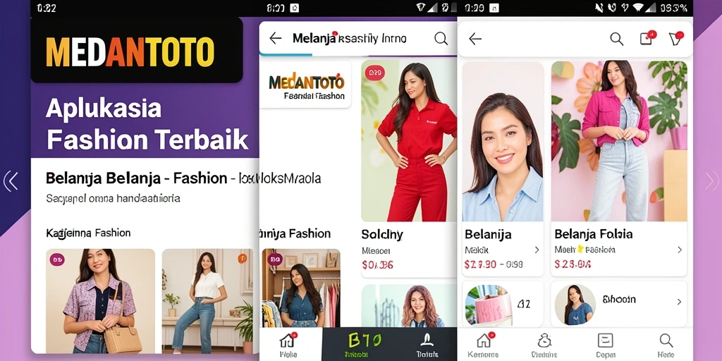 Antarmuka MEDANTOTO yang menarik dengan berbagai pilihan Fashion.