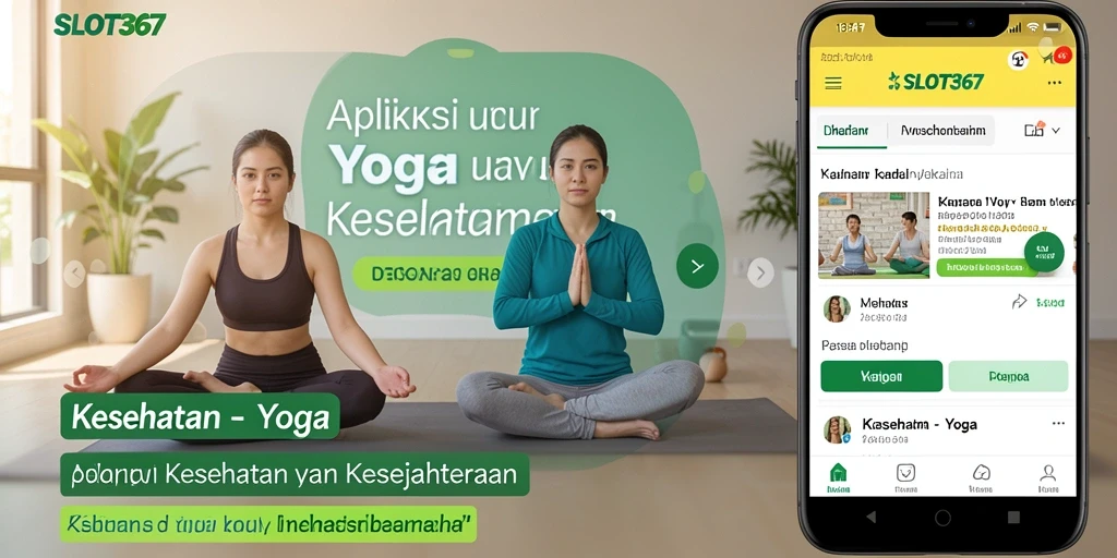 Tampilan antarmuka SLOT367 dengan berbagai latihan Yoga.